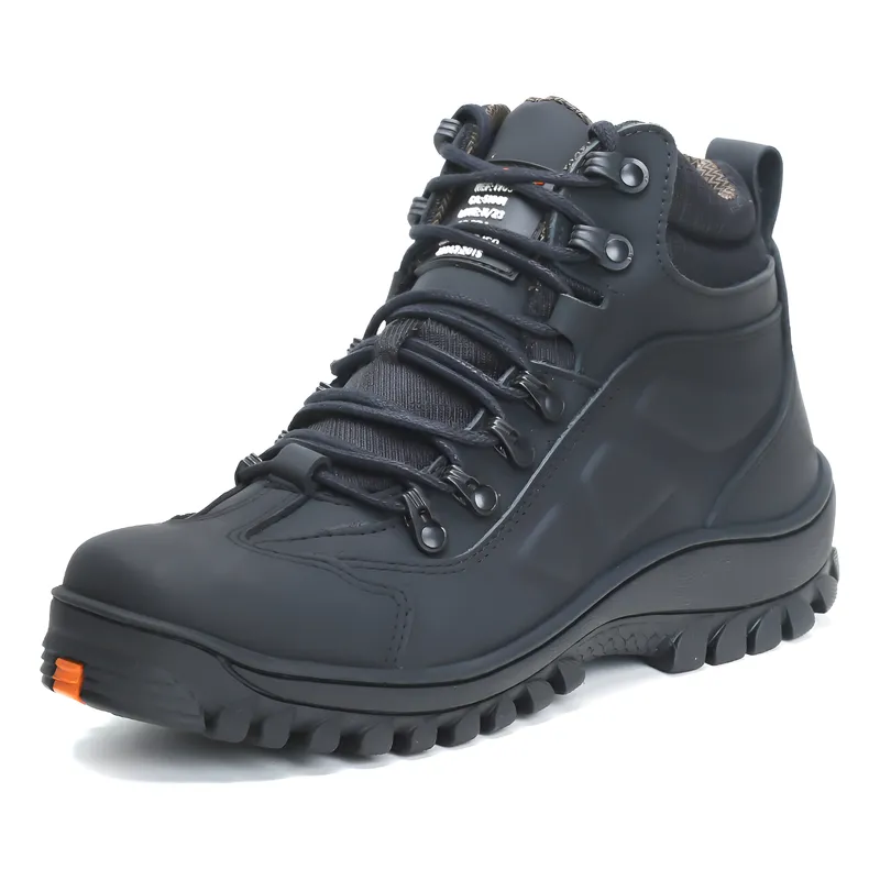 bota coturno couro segurança epi bico pvc trabalho