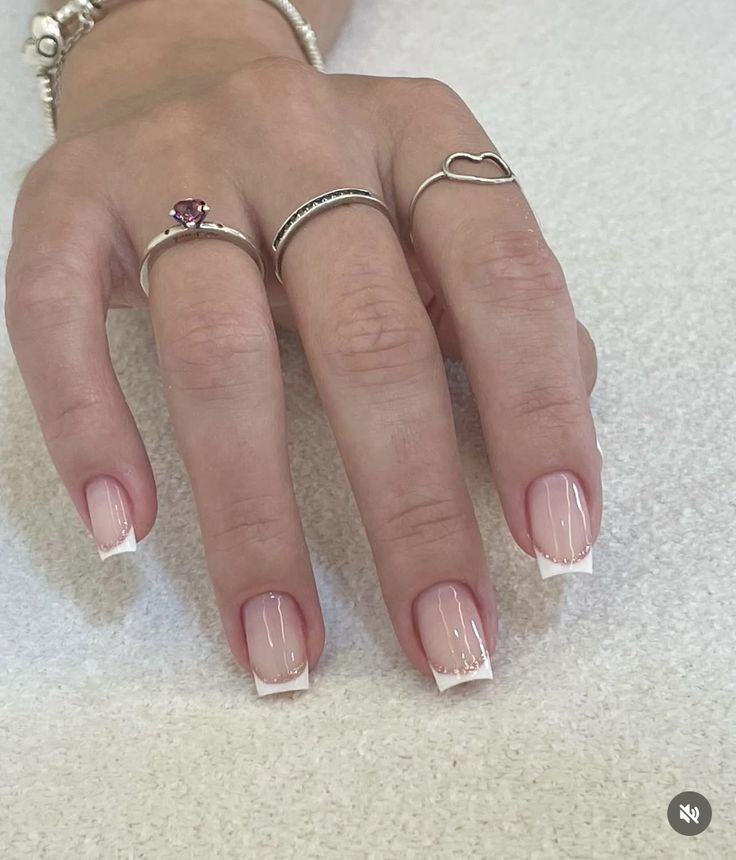 Unha Decorada Quadrada Curta