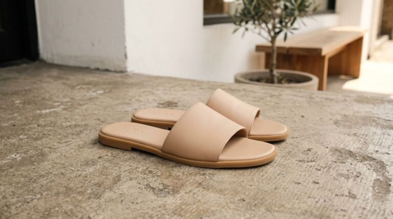 Conforto com elegância: chinelos em tons neutros conquistam as ruas e viram curinga nos looks urbanos