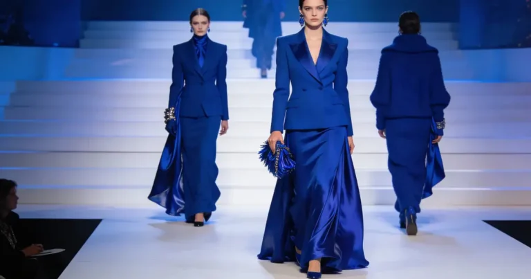 Azul-cobalto rouba a cena nas passarelas e promete dominar guarda-roupas e casas nos próximos anos