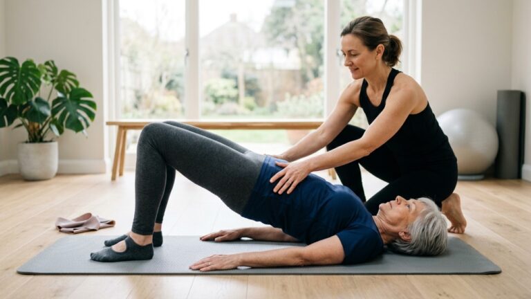‘Pilates da vovó’ reúne 5 movimentos suaves para garantir força e mobilidade após os 60