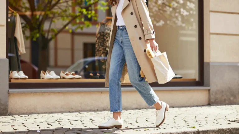 Brilho clean: sapatos baixos brancos viram aposta certeira para atualizar o visual nesta primavera