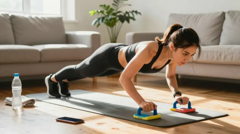 Plataforma da Decathlon turbina flexões e pranchas em casa e vira aliada contra a gordura abdominal