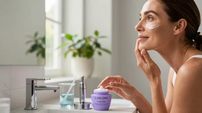 Creme de luxo da Lancôme promete recuperar 10 anos de colágeno e deixar a pele até 57% mais firme